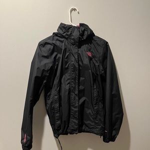 north face breast cancer rain coat